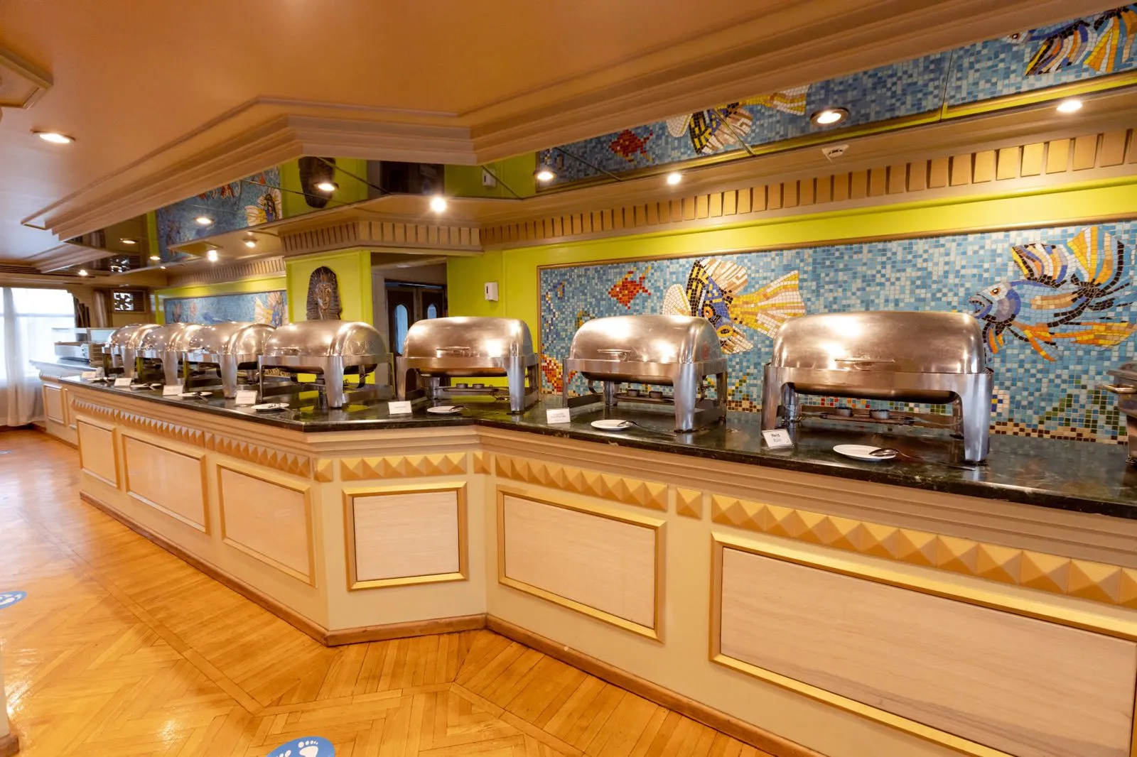 Restaurant aboard the MS King Tut I Nile Cruise Nile cruise